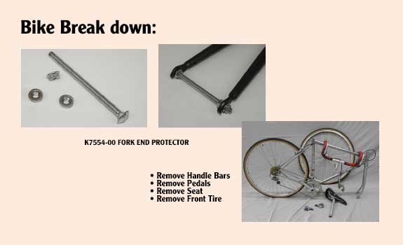 Disassemble bicycle instruction